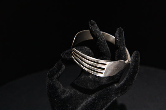 Sterling Silver Vintage Fork Bracelet